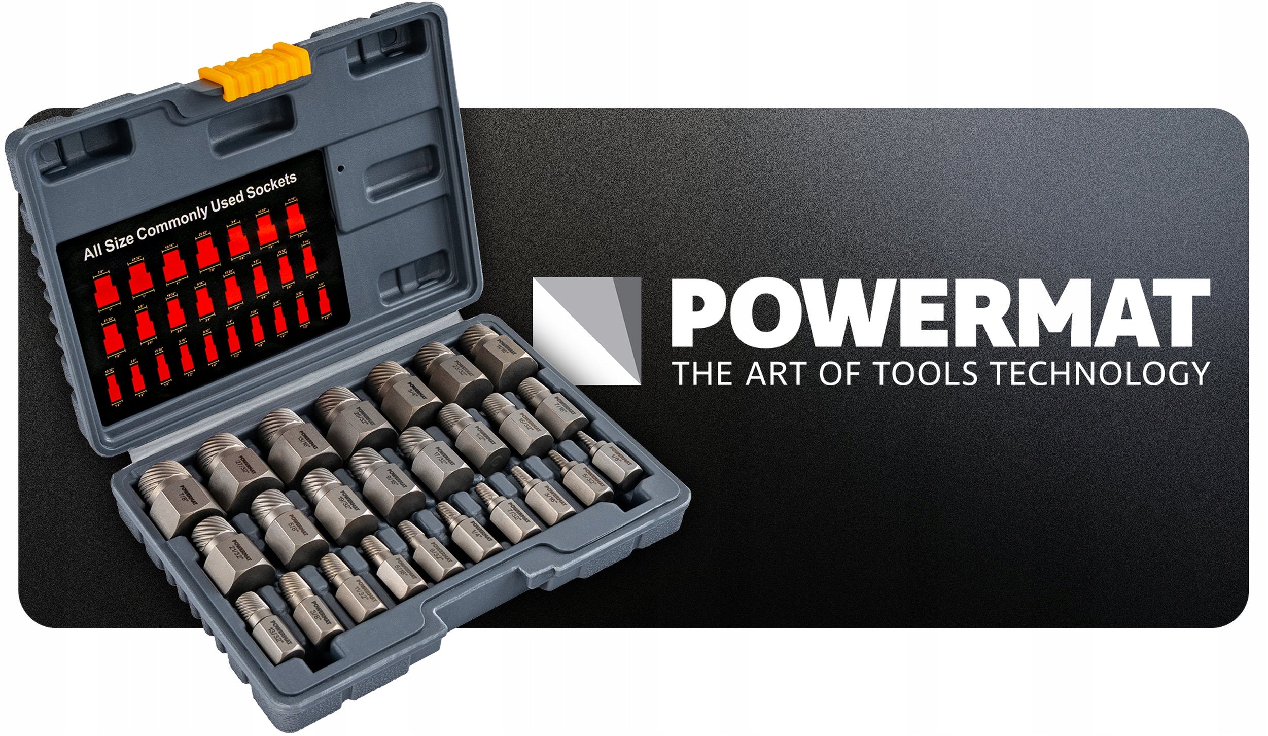 SCREWDRIVERS FOR INTERNAL SCREWS 25 ELEMENTS HEX STEEL 42GRMO SET SUITCASE Packaging status original