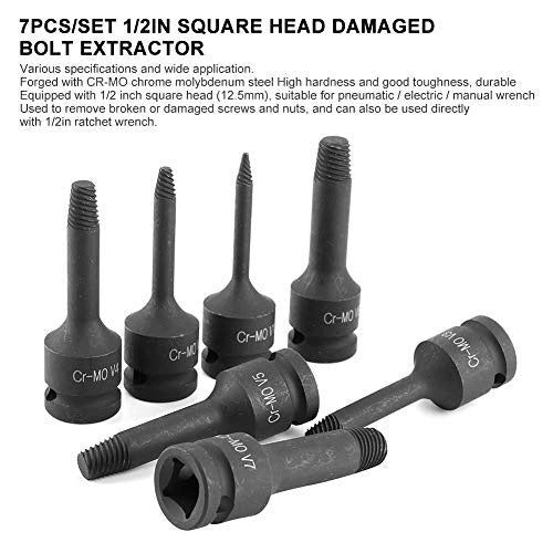 SCREWDRIVERS SET OF 7 PCS STEEL CRMO 1/2" CAR REPAIR STEEL Number of items in the set 1