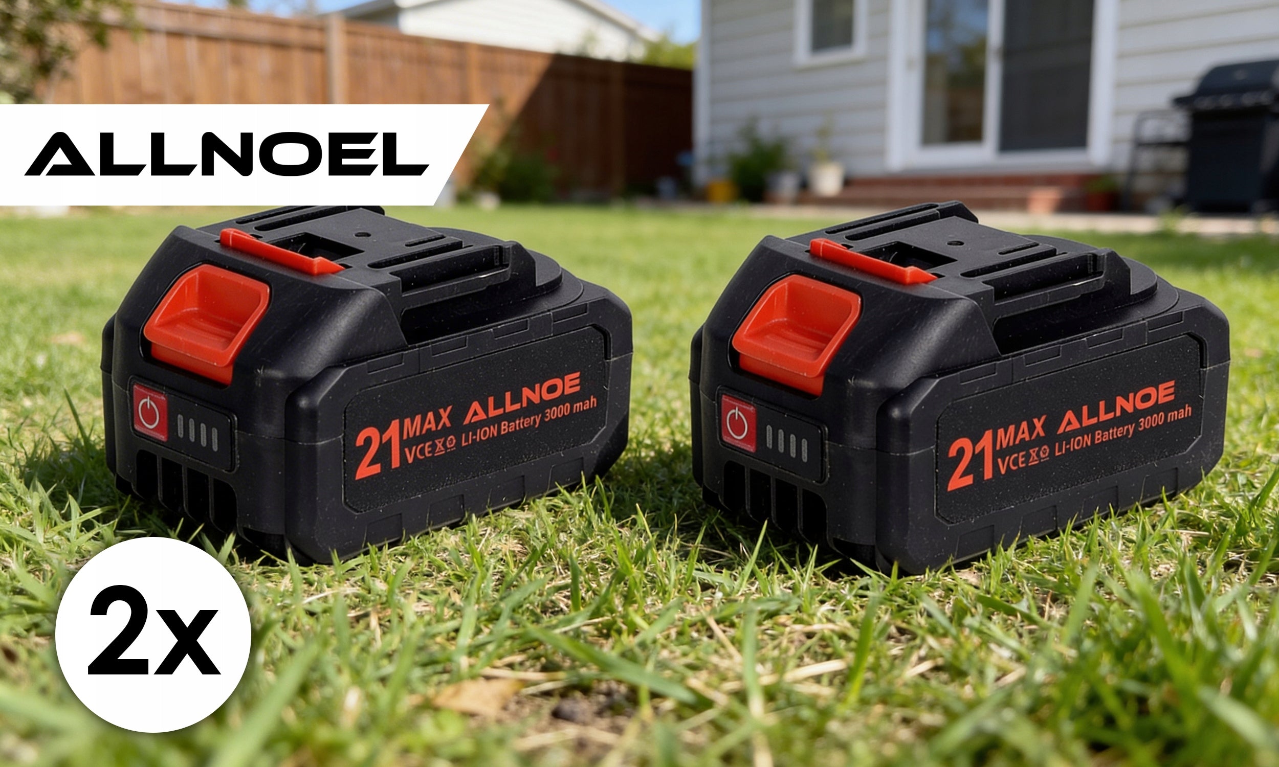 SCYTHE ACCUMULATION BRUSHLESS BRUSH CUTTER 2X AKU 6AH STRONG WHEELS Brand ALLNOEL