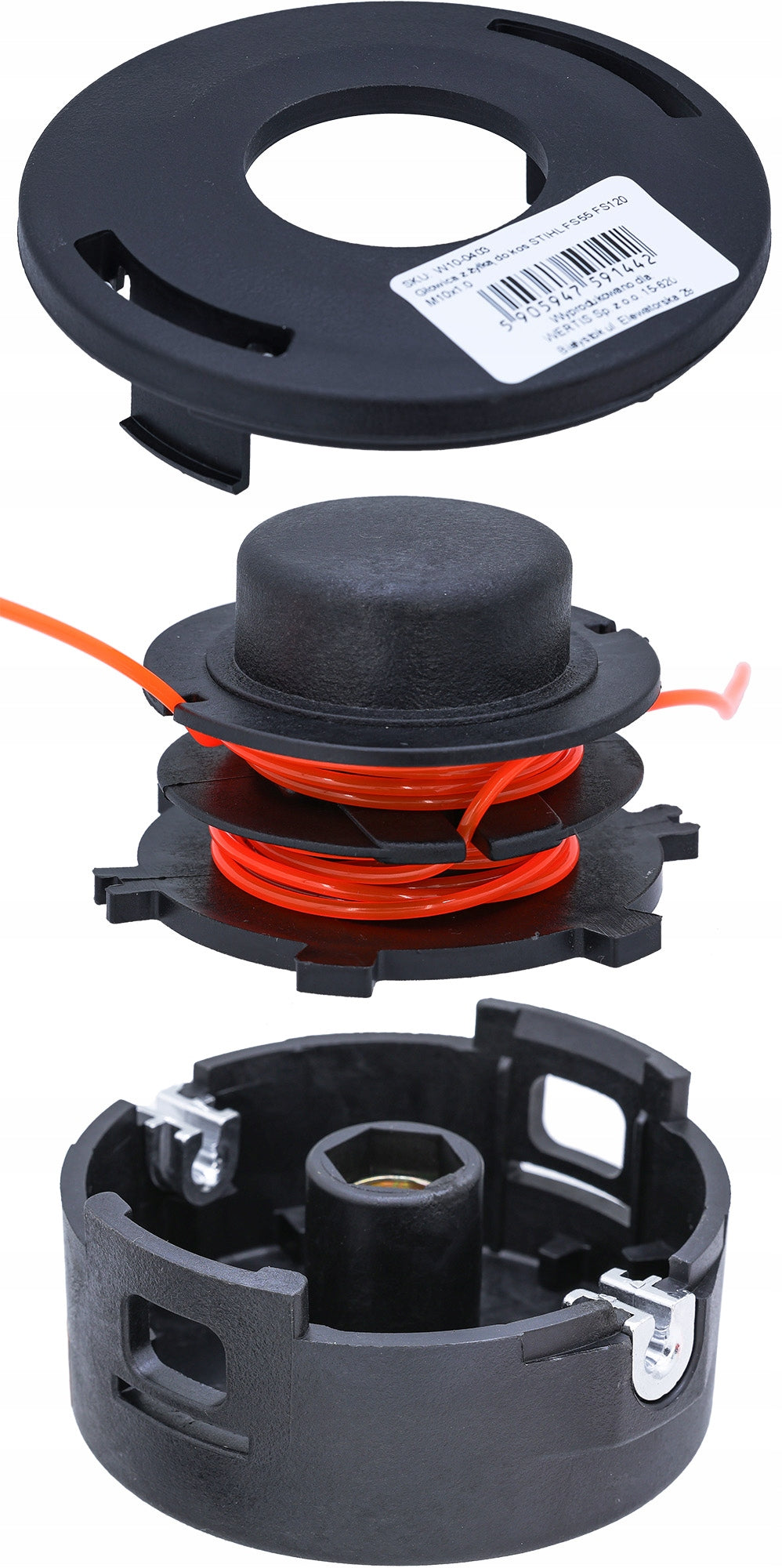 SCYTHE HEAD FOR STIHL FS55 FS87 FS120 FS130 FS240 FS56 FS90 FS200 Brand Wertis
