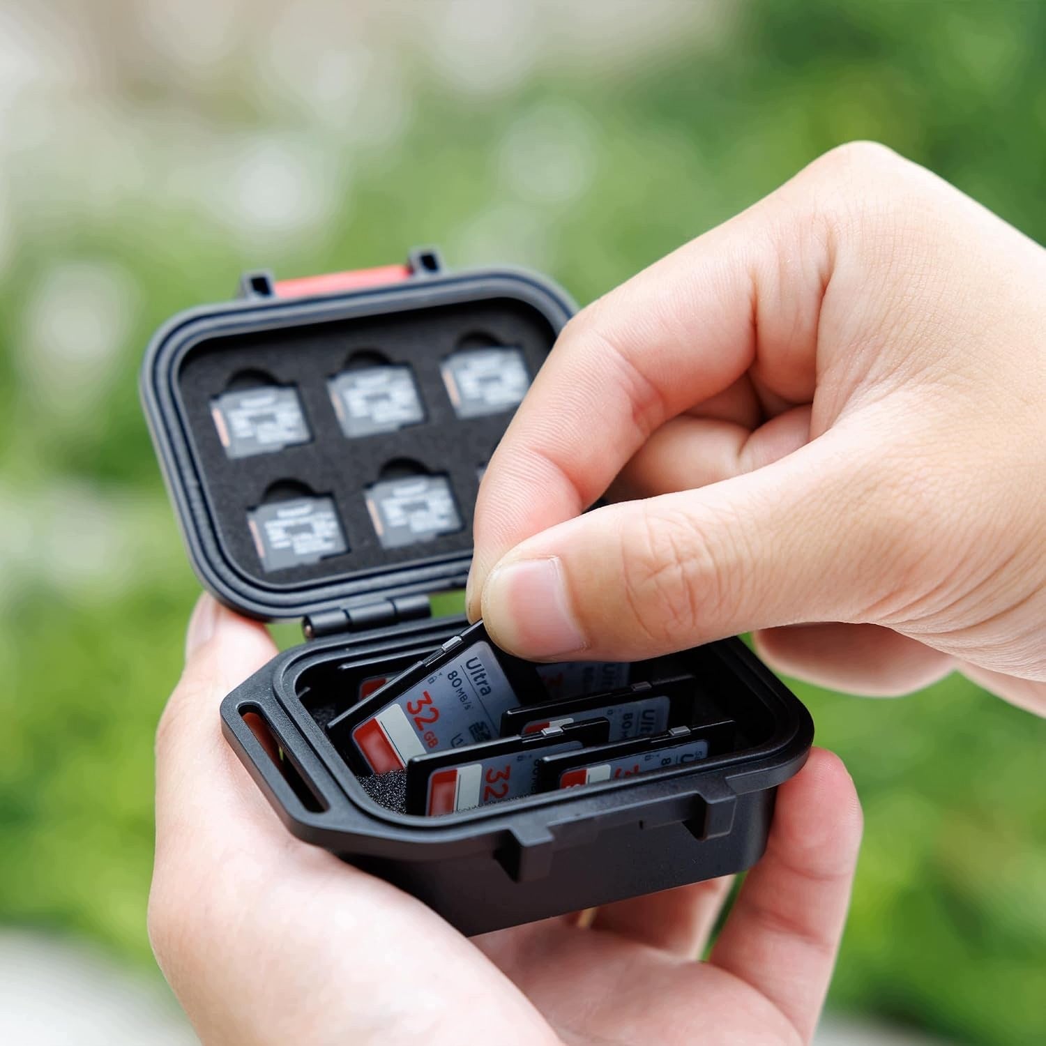 SD MEMORY CARD CASE PROTECTIVE COMPACT Manufacturer no brand