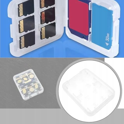 SD TF MEMORY CARD CASE WATERPROOF SET OF 5 PCS 8 SLOTS FOR HOME Manufacturer no brand
