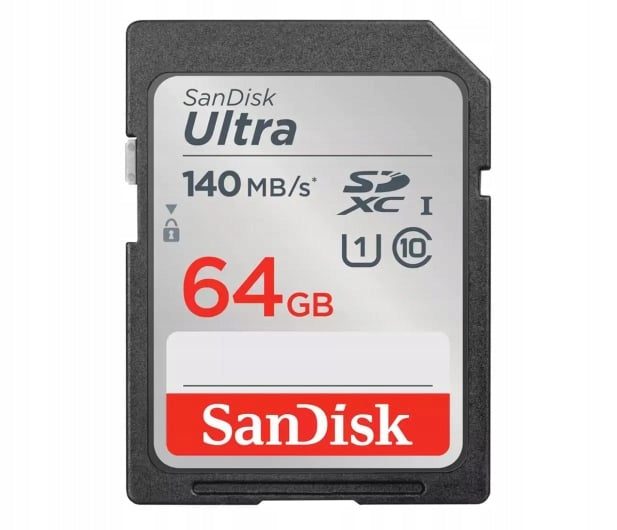 SD card Sandisk 64GB SDXC Ultra 140MB/s C10 UHS-I