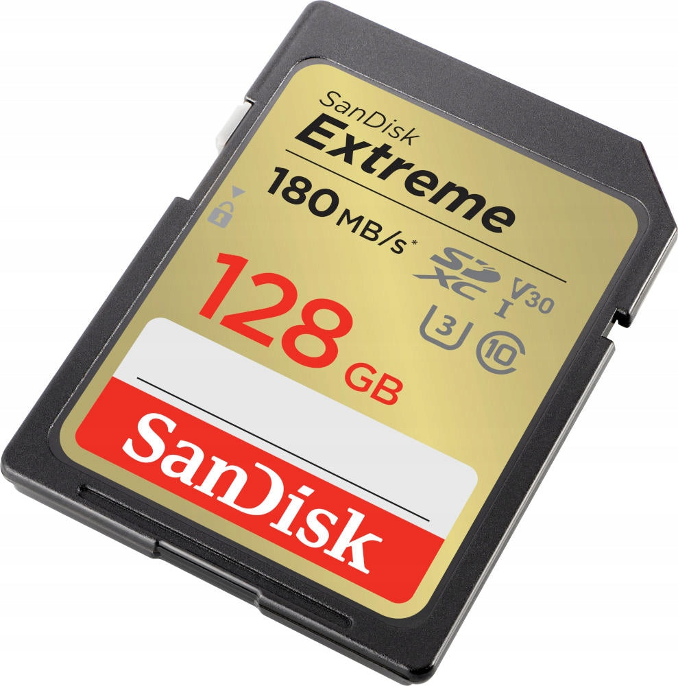 SD card Sandisk SDXC EXTREME 128GB 180MB/s V30 Manufacturer code SDSDXVA-128G-GNCIN