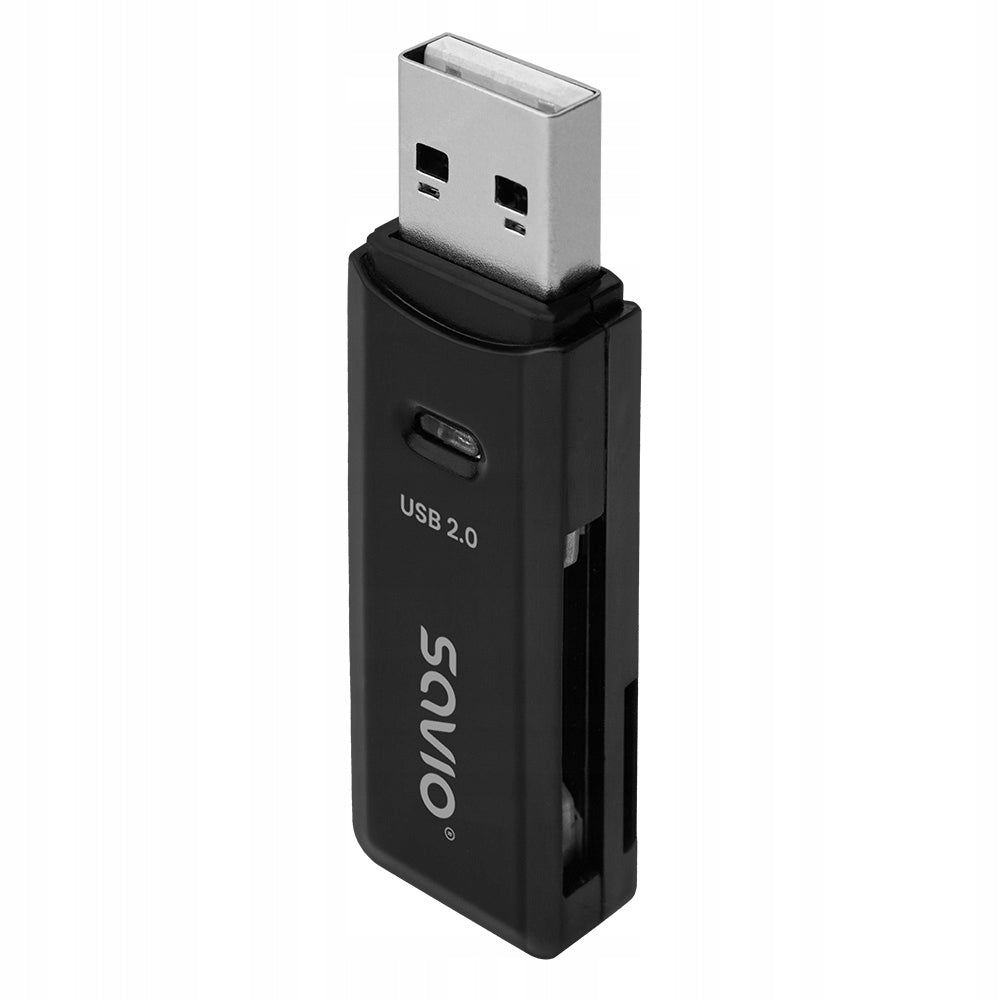 SD card reader SAVIO AK-63 USB 2.0 480 Mbps Plug & Play Manufacturer code SAVAK-63