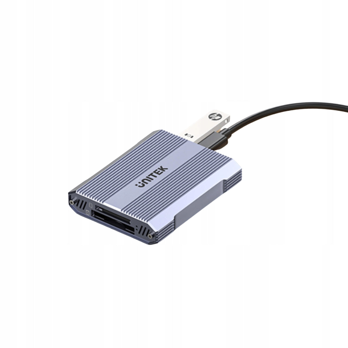SD/microSD/CF Express USB-C card reader 10Gbps USB-A hub x1 Unitek Packaging status original