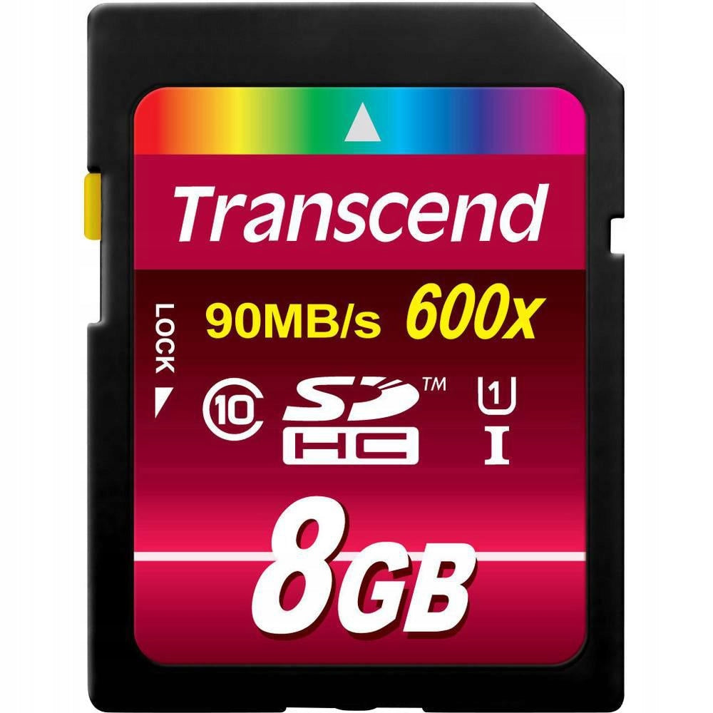 SDHC memory card Transcend, 8 GB, class 10