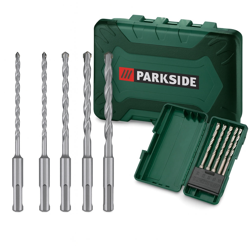 SDS+ PARKSIDE drill bit set for concrete 5mm|2x6mm|2x8mm|10mm|12mm 160mm