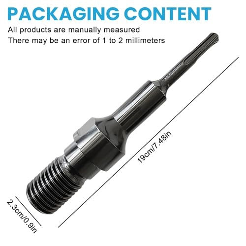 SDS PLUS UNC 1 1/4 ADAPTER FOR IMPACT DRILL PROFESSIONAL Steel Manufacturer code SWC5908151681121