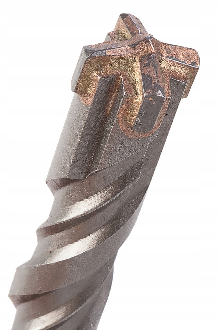SDS Plus 14 x 1000 mm reinforced concrete drill bit, quatro Purpose for concrete