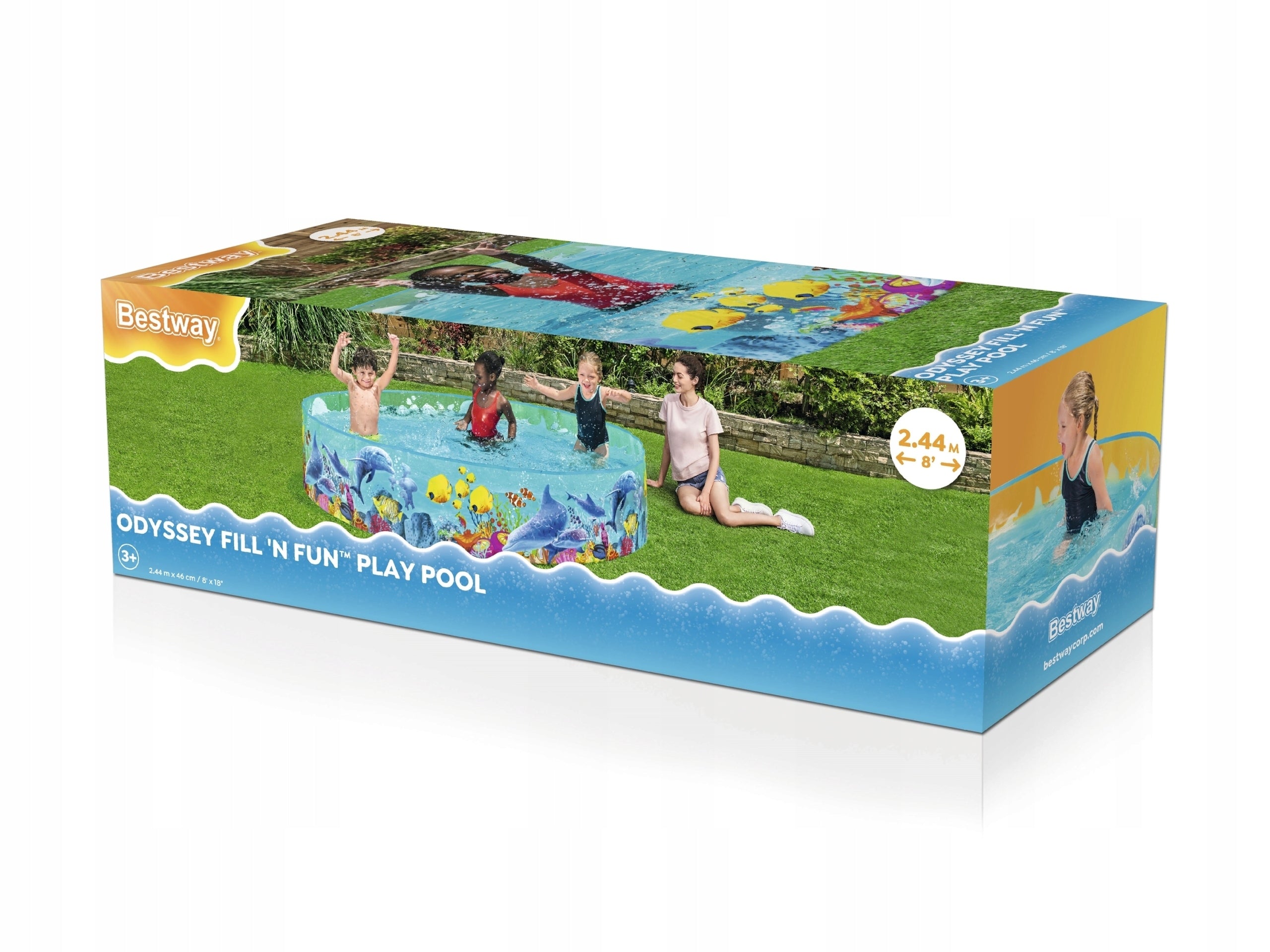 SEA EXPANSION POOL ODYSSEY FOR CHILDREN BESTWAY 244X46CM PADDLING POOL Series 5907046806786