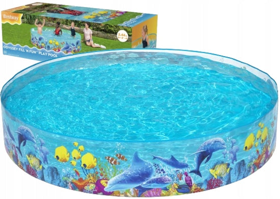 SEA EXPANSION POOL ODYSSEY FOR CHILDREN BESTWAY 244X46CM PADDLING POOL