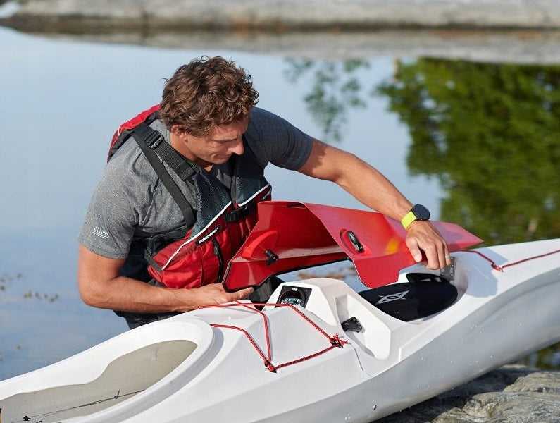 SEA KAYAK EXPEDITION FAST BOURBON 17 POINT 65 SWEDEN Model BOURBON RED