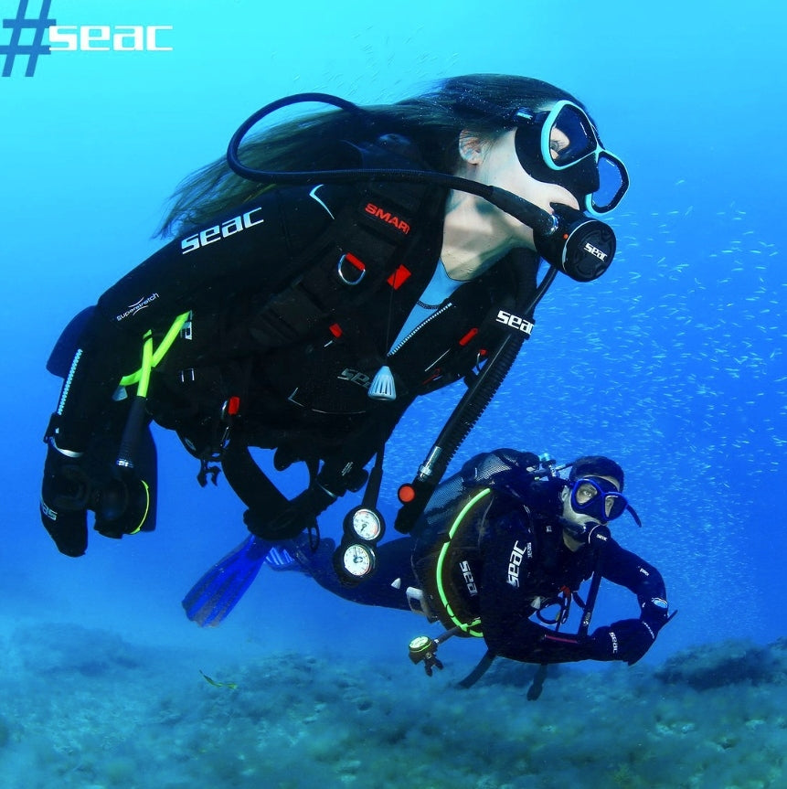 SEAC SYMBOL diving mask black in eco packaging Manufacturer code 75-70R/SBL