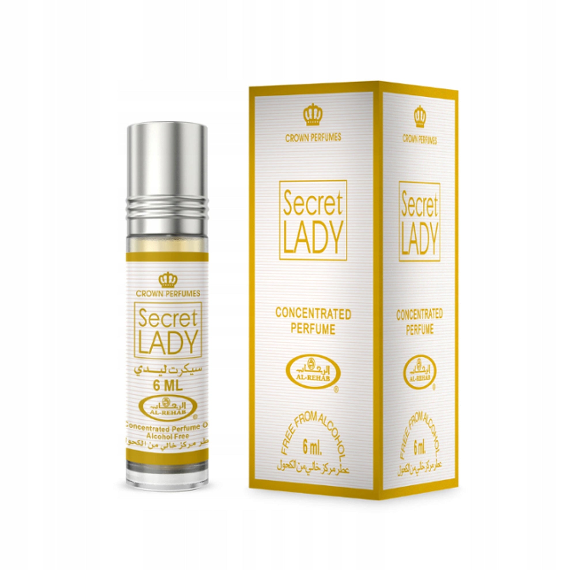 SECRET LADY Perfumed Oil CPO 6 ml Al Rehab Sensual Fragrance For Her Packaging status original