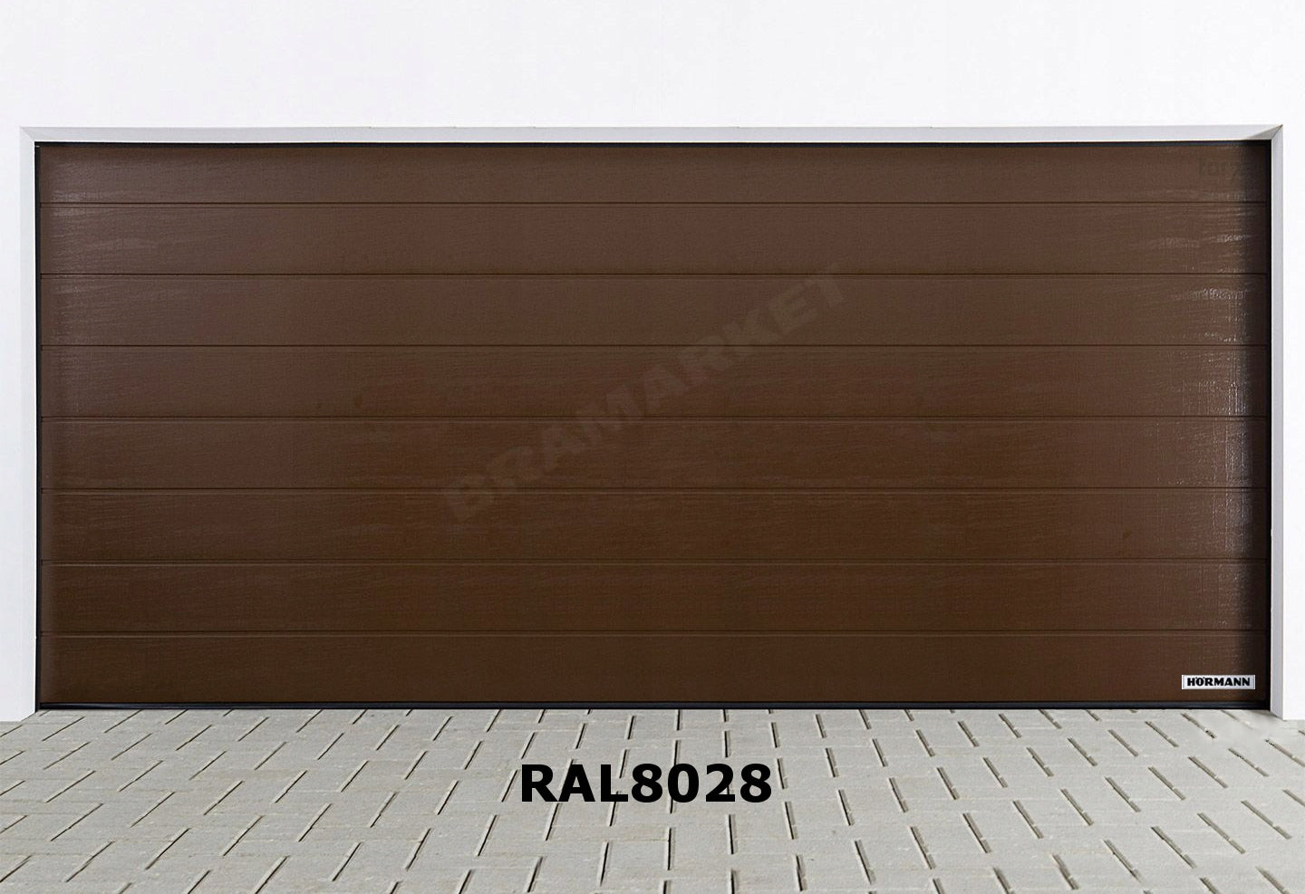 SECTIONAL GARAGE DOOR HORMANN 5000x2250 Product width 500 cm