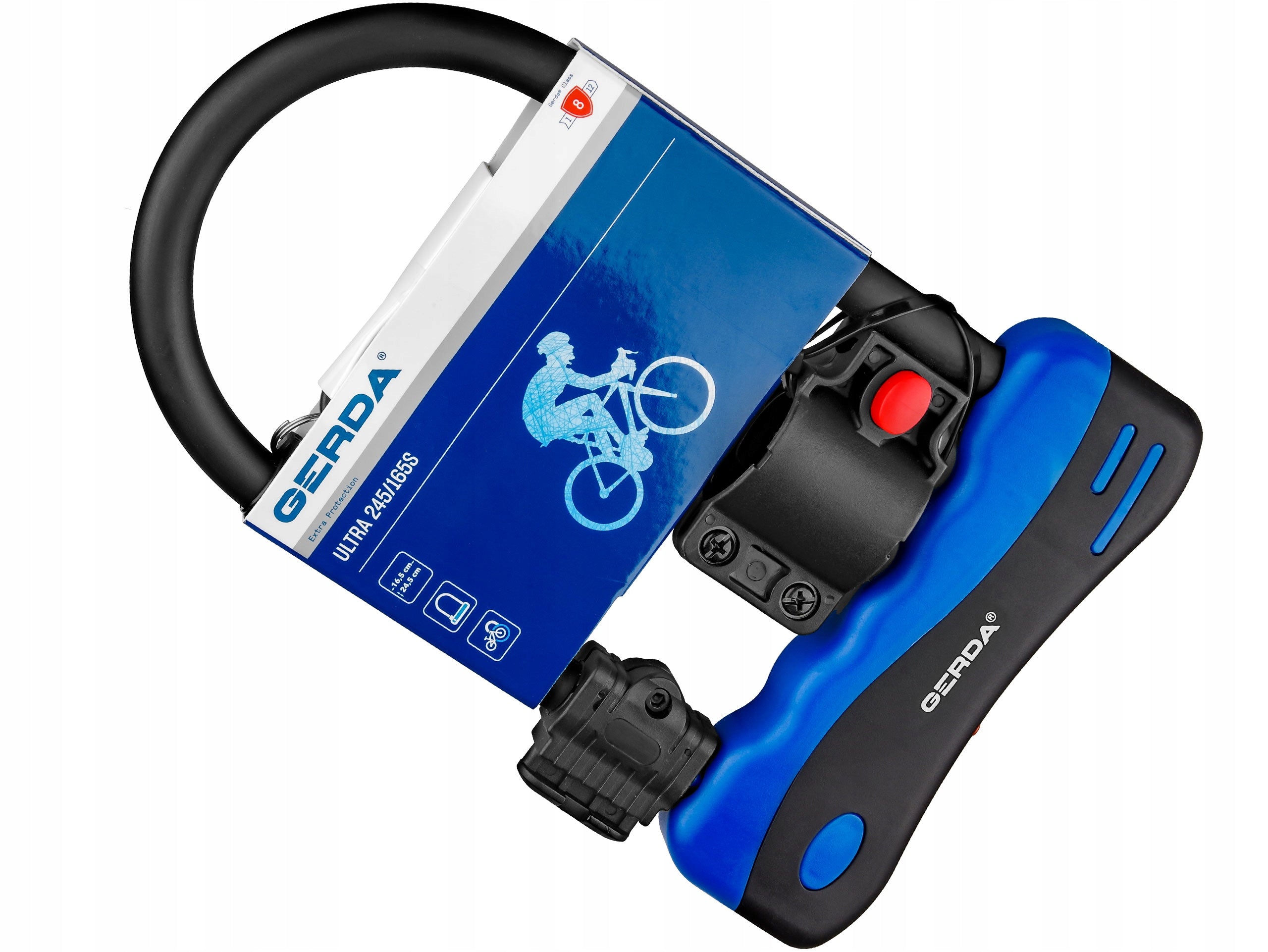 SECURITY CLASP BICYCLE U-LOCK GERDA ULTRA 320/165