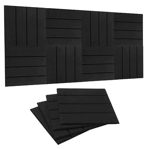 SELF ADHESIVE ACOUSTIC PANELS 12 PCS SOUND INSULATION OFFICE STEEL