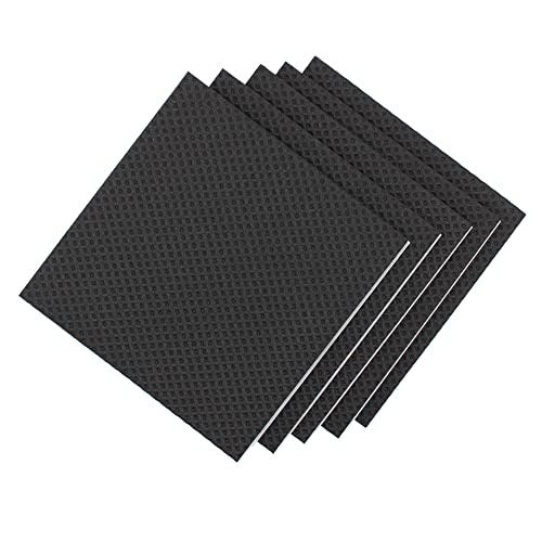 SELF ADHESIVE FOAM PADS FOR FURNITURE PROTECTION BLACK 5 PCS FOR HOME Brand no brand