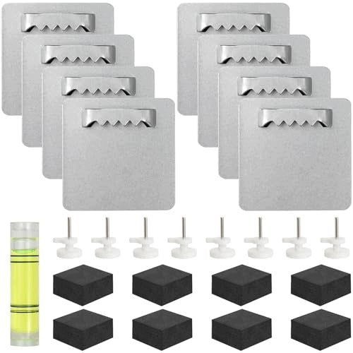 SELF ADHESIVE HOOKS FOR PAINTINGS SET OF 8 METAL ACRYLIC Brand no brand