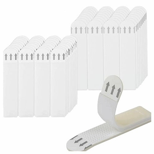 SELF ADHESIVE HOOKS FOR POSTER IMAGES SET OF 36 PAIRS WITHOUT DRILLING