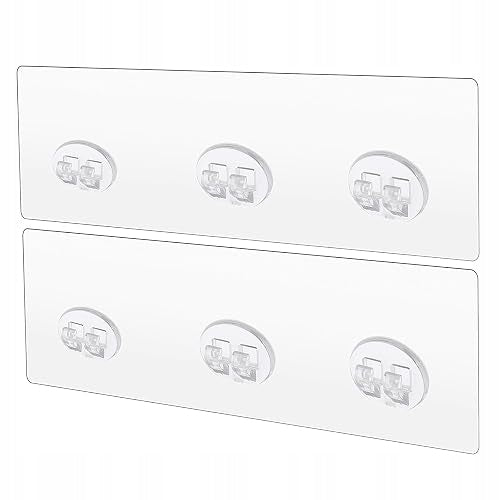 SELF ADHESIVE HOOKS FOR SHOWER SHELF STRONG 10KG 2PCS metal