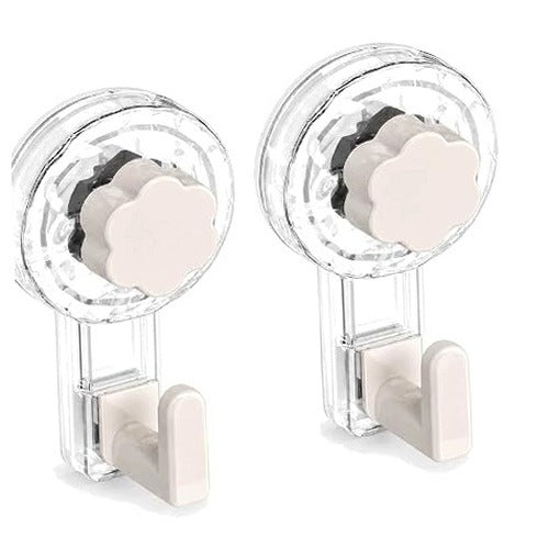 SELF-ADHESIVE HOOKS FOR SUCTION CUPS TRANSPARENT WITHOUT DRILL SET