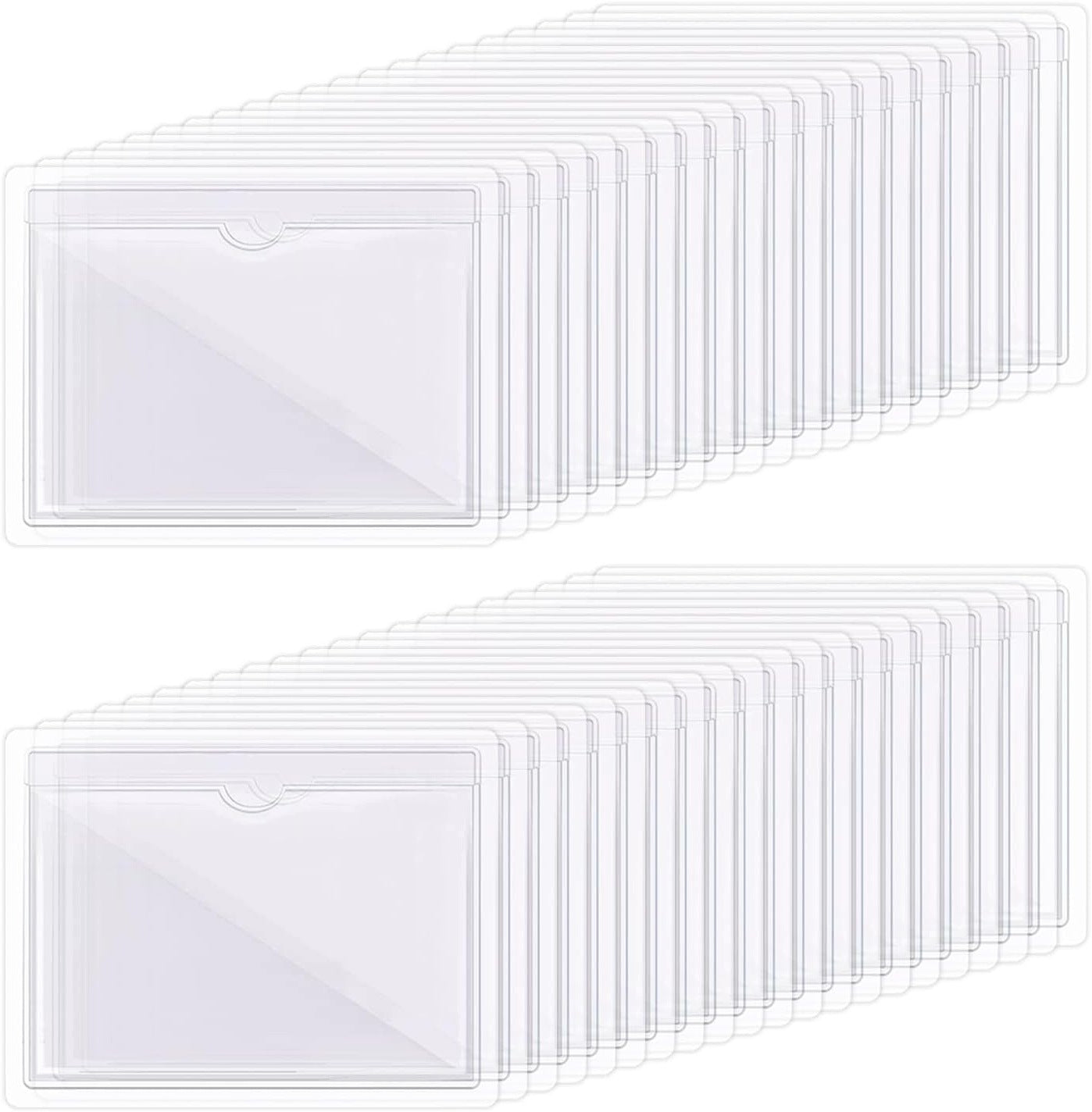 SELF-ADHESIVE LABEL HOLDERS 10X6 CM TRANSPARENT WATERPROOF