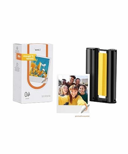 SELF-ADHESIVE PHOTO PAPER 7 6X7 6 CM SET OF 40 SHEETS FOR PRINTER