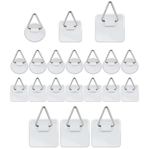SELF ADHESIVE PLATE HANGERS 20 PCS SET WITHOUT DRILLING Brand no brand