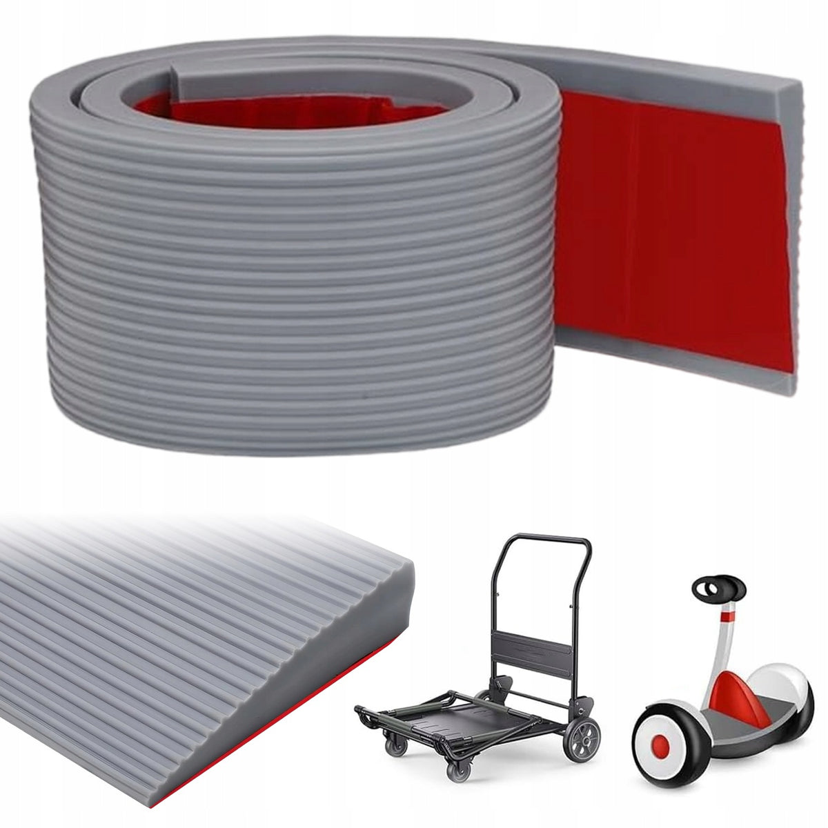 SELF-ADHESIVE RUBBER WHEELCHAIR THRESHOLD RAMP