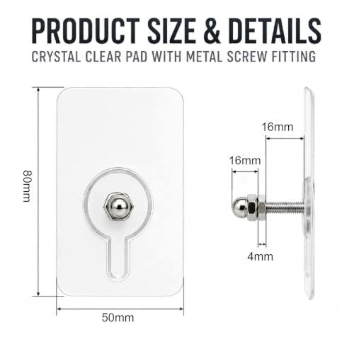 SELF ADHESIVE SCREWS WATERPROOF WITHOUT DRILLING FOR WALLS 12 PIECES metal Manufacturer code Producent niezależny