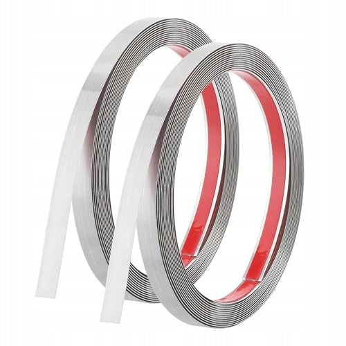 SELF-ADHESIVE STEEL WALL STRIP FOR DIY CEILING MIRROR 2 PCS 5 Brand no brand