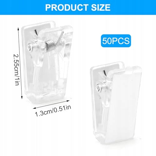 SELF ADHESIVE WALL CLIPS FOR PHOTOS PLASTIC ABS 15 PCS STEEL Manufacturer code Bez marki