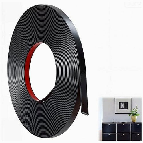 SELF ADHESIVE WALL STRIP FLEXIBLE WATERPROOF BLACK 24 metal