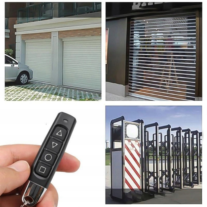SELF COPYING UNIVERSAL REMOTE CONTROL FOR GARAGE ALARM GATE BLACK 433,92MHZ Certificates of conformity CE