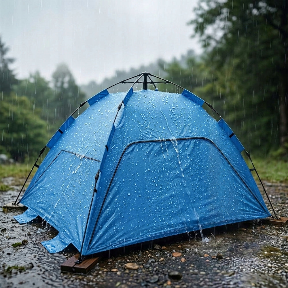 SELF-FOLDING TOURIST TENT FOR CAMPING BEACH WITH SCREEN WINDOW Kind travel