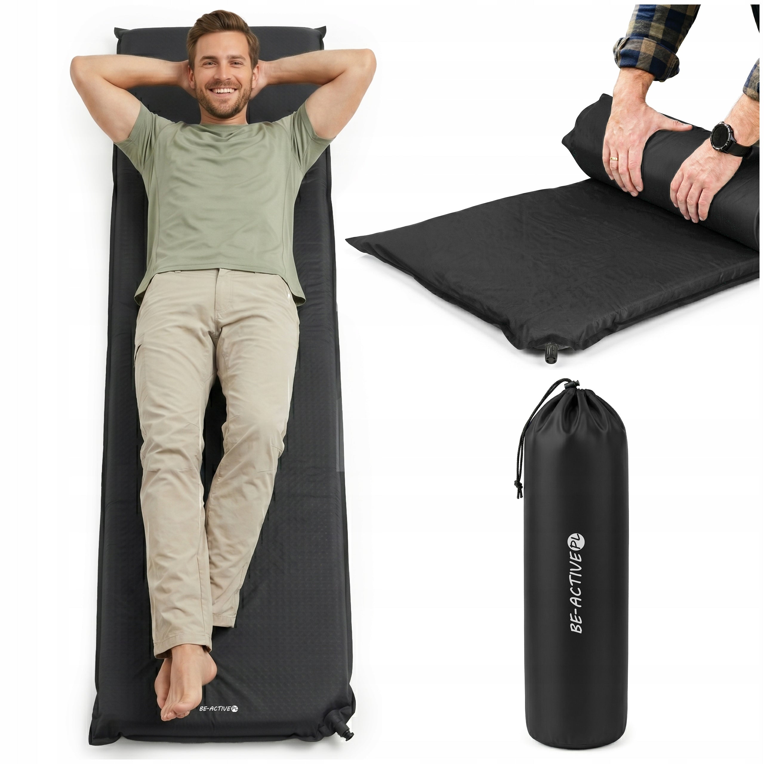 SELF-INFLATING MAT MATTRESS TOURIST MAT THICK CAMPING