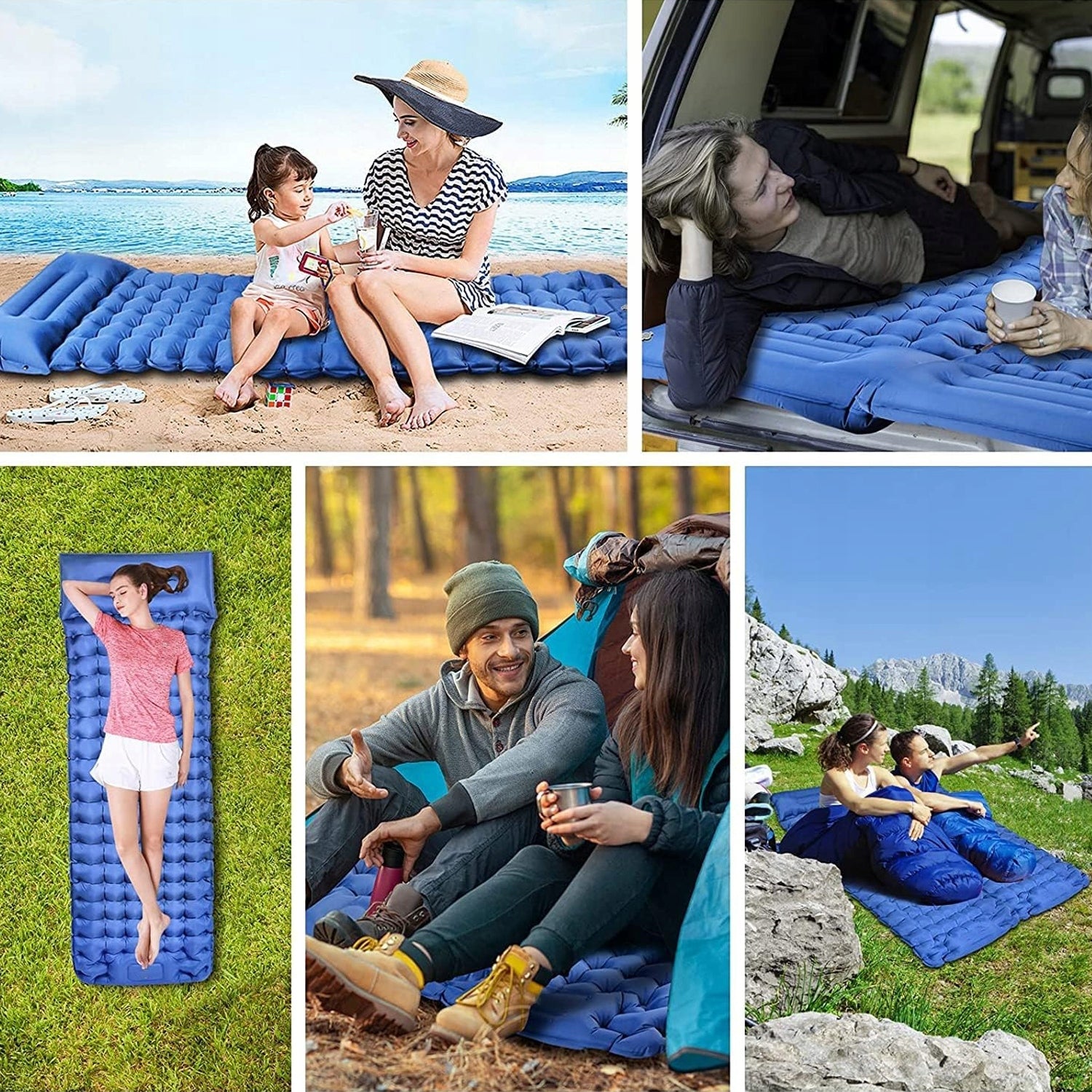 SELF-INFLATING MAT TOURIST MATTRESS MAT FOR TENT + COVER Manufacturer code 200x70x8CM