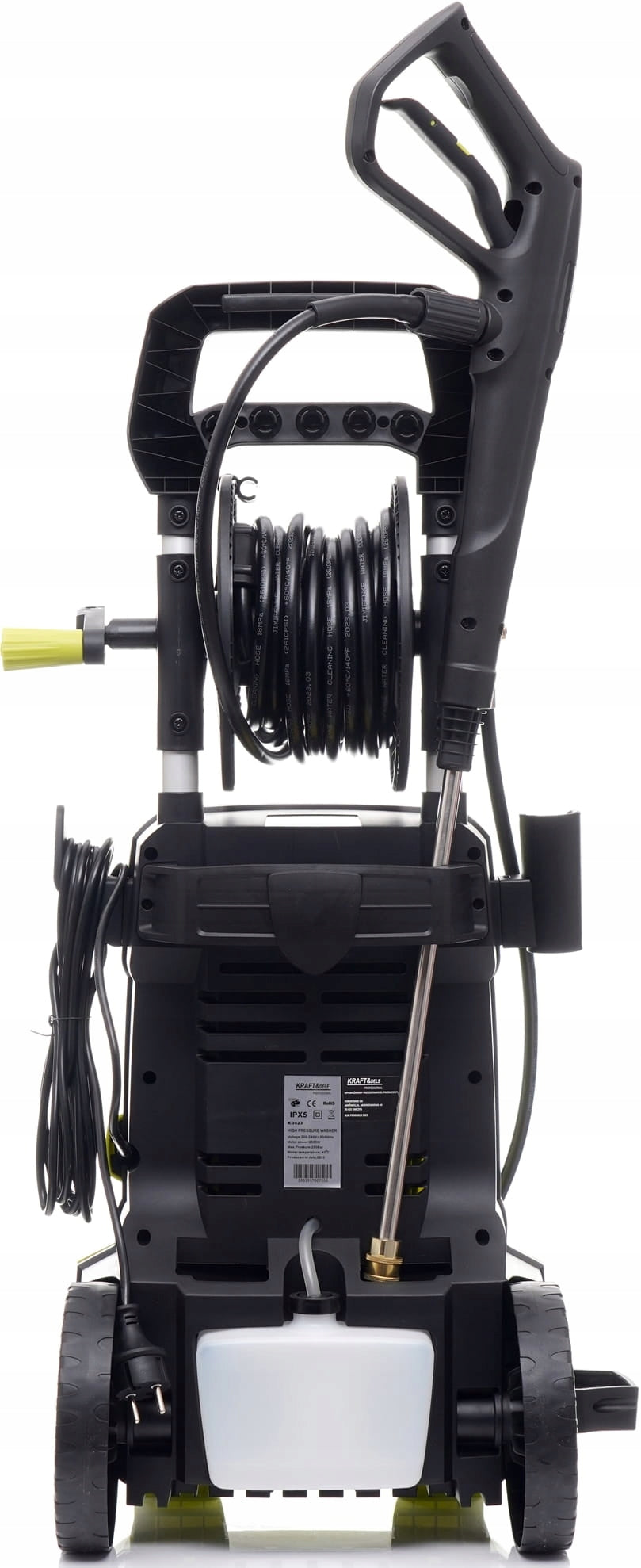 SELF SUCTION PRESSURE WASHER 280 BAR POWERFUL PUMP SET 3000W RETRACTOR Brand Kraft&Dele