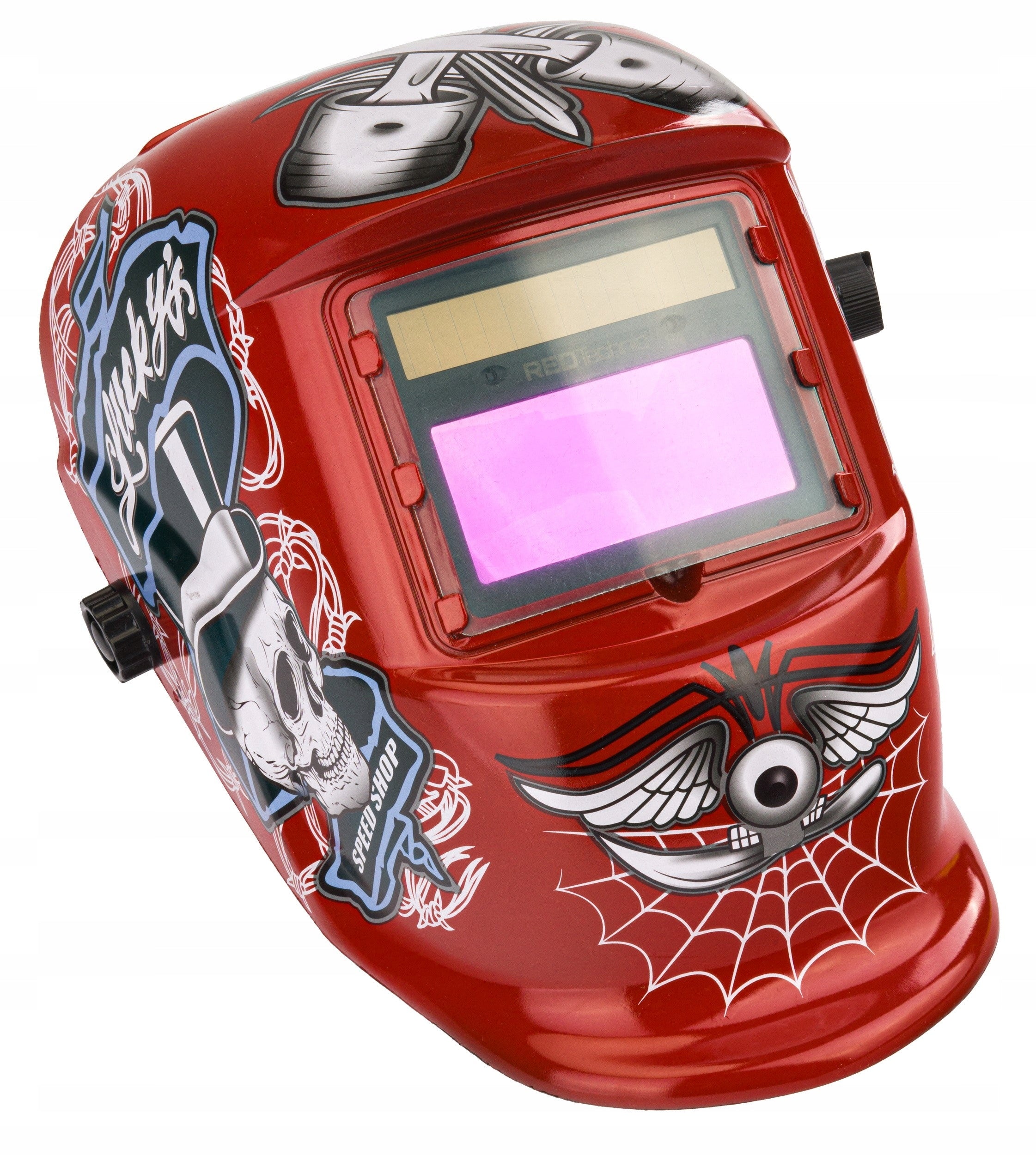 SELF-TINTING VISOR MASK WELDING AUTOMATIC FILTER RED TECHNIC Medical device type accessories for a medical device or a product without an intended medical purpose
