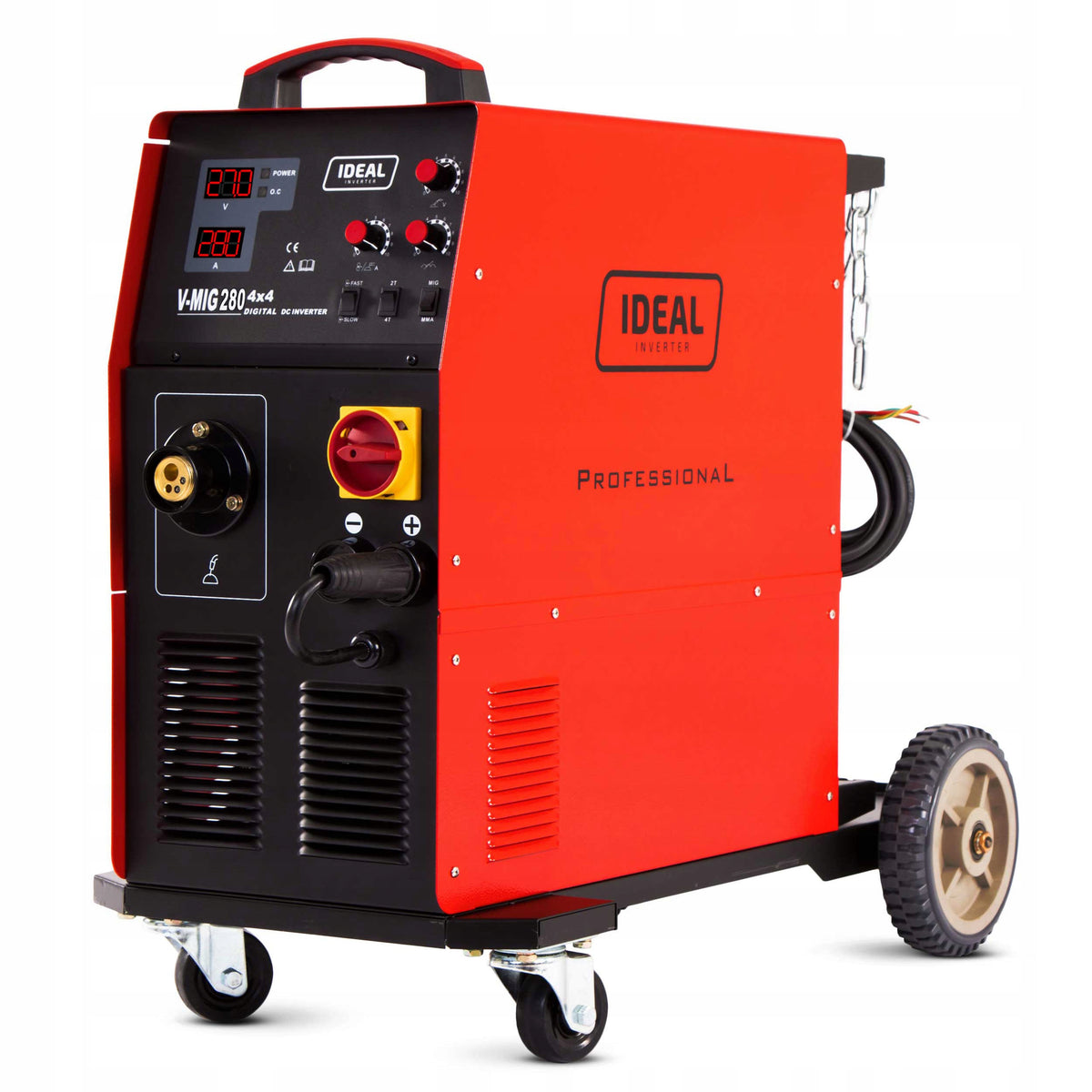 SEMI-AUTOMATIC IDEAL V-MIG 280 4X4 MIG MAG MMA FLUX 400V 280A SOLDERING EAN (GTIN) 5903991102386