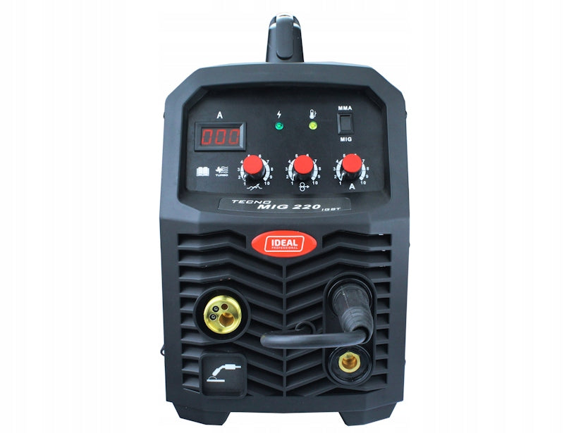 SEMI-AUTOMATIC WELDING MACHINE 220A 230V MIGOMAT TECNOMIG 220 MIG MMA IDEAL TROLLEY Brand IDEAL