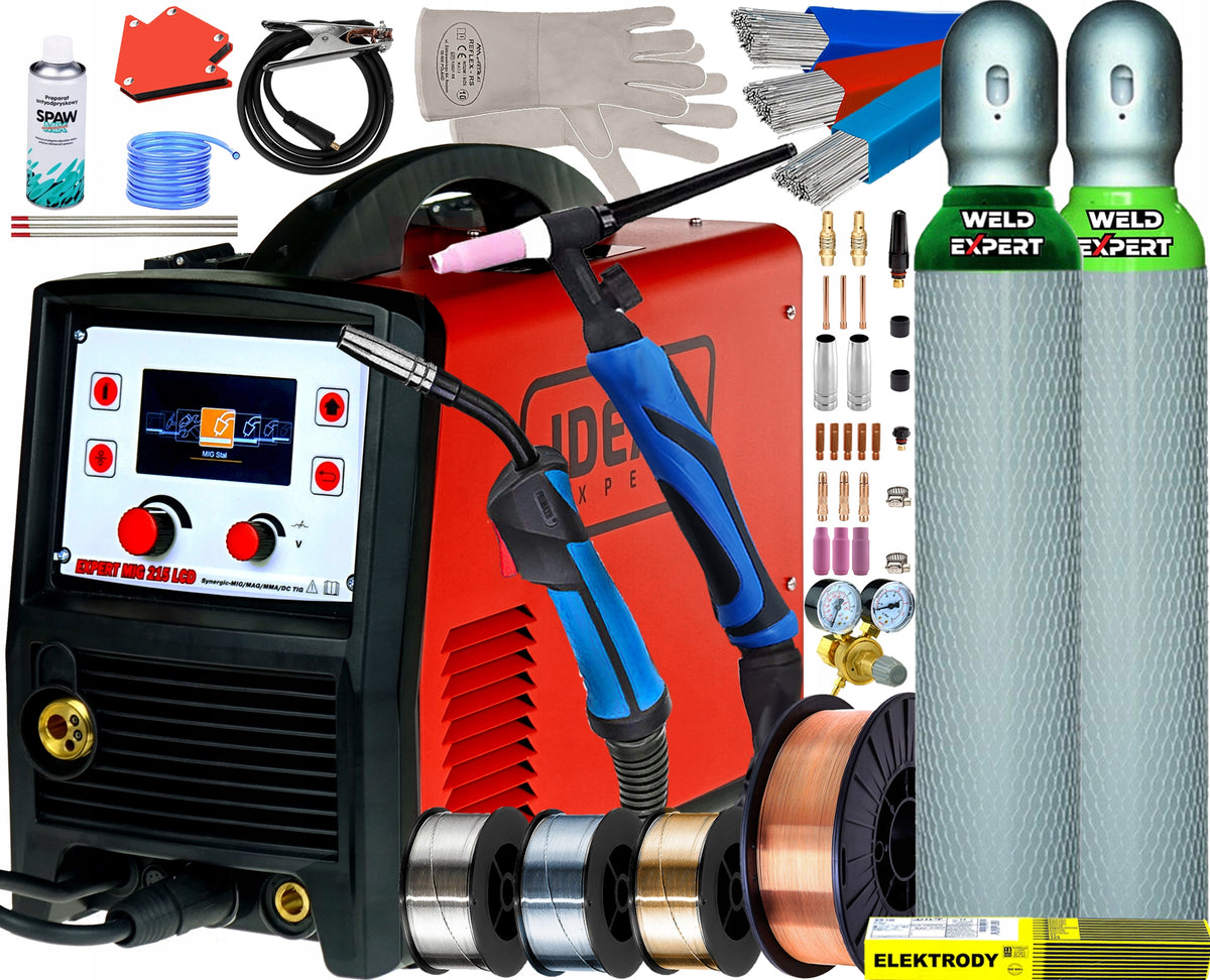 SEMI-AUTOMATIC WELDING MACHINE IDEAL MIG TIG MMA 2T 4T 3IN1