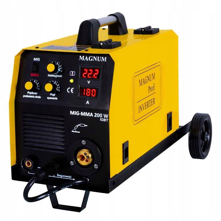 SEMI-AUTOMATIC WELDING MACHINE MAGNUM MIG 200W MIG TIG MMA Manufacturer code U MI 200W MMA