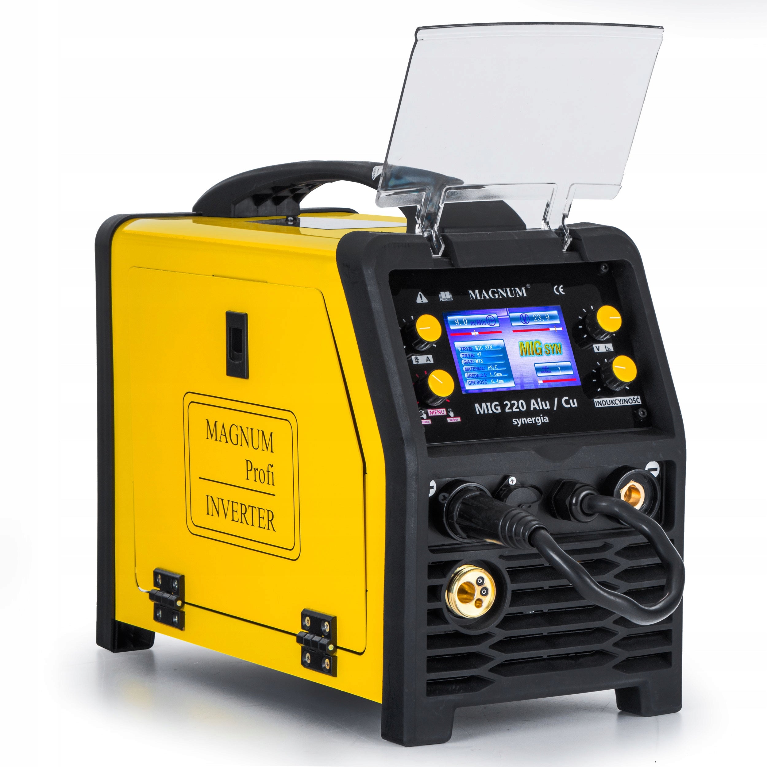 SEMI-AUTOMATIC WELDING MACHINE MAGNUM MIG 220 ALU/CU SYNERGY MMA TIG 230V 200A ALU Manufacturer code U MI 220AL CU