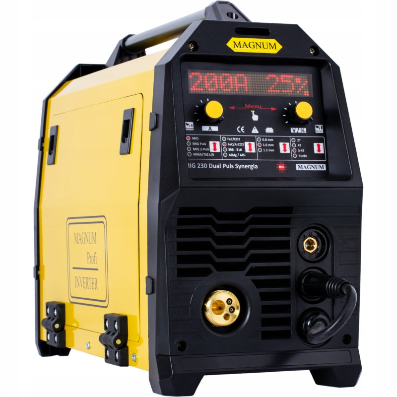SEMI-AUTOMATIC WELDING MACHINE MAGNUM MIG 230 DUAL PULSE 200A Brand Magnum