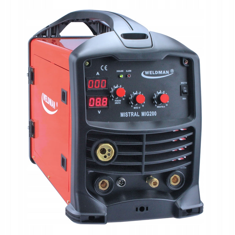 SEMI-AUTOMATIC WELDING MACHINE MIGOMAT 200A MISTRAL MIG 200 MMA TIG WELDMAN Brand Weldman