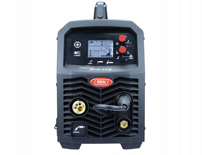 SEMI-AUTOMATIC WELDING MACHINE MIGOMAT TECNOMIG 205 LCD SYNERGIC ALU IDEAL Brand IDEAL