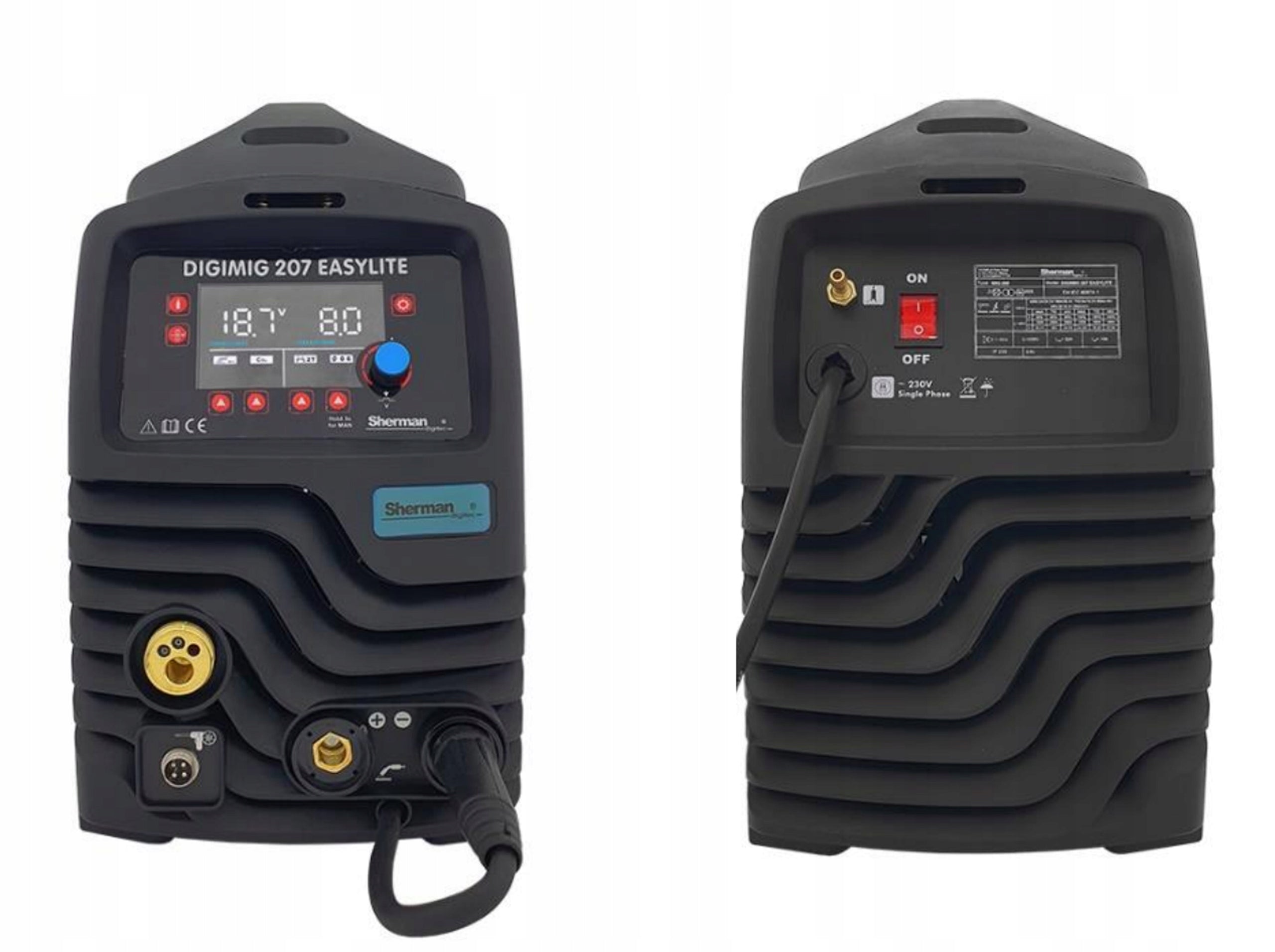 SEMI-AUTOMATIC WELDING MACHINE SHERMAN DIGIMIG 207 EASYLITE MIG MMA TIG 200A 3IN1 Manufacturer code 7812674